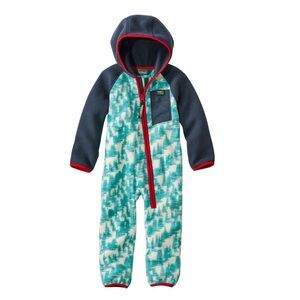 LL Bean | Infants' Retro Mountain Classic Fleece Bunting | 6-12 Month